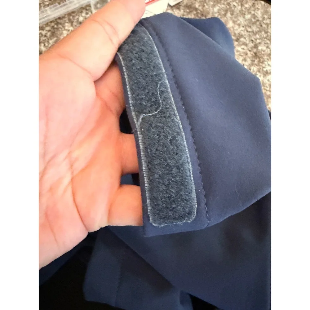 The North Face Mens Softshell Jacket‎ Blue Black Full Zip As Is Size M